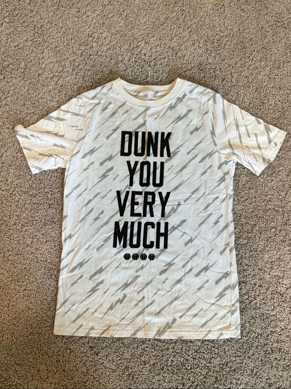 Xersion White Graphic Tee - 'Dunk You Very Much'